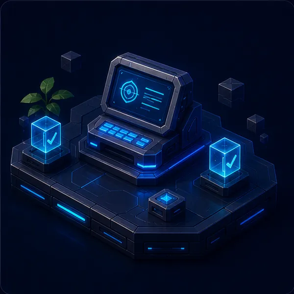 Starter CyberQuest terminal with two basic modules unlocked
