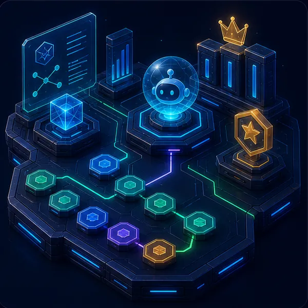 Premium individual CyberQuest learning path with battles, leaderboard, and AI tutor station